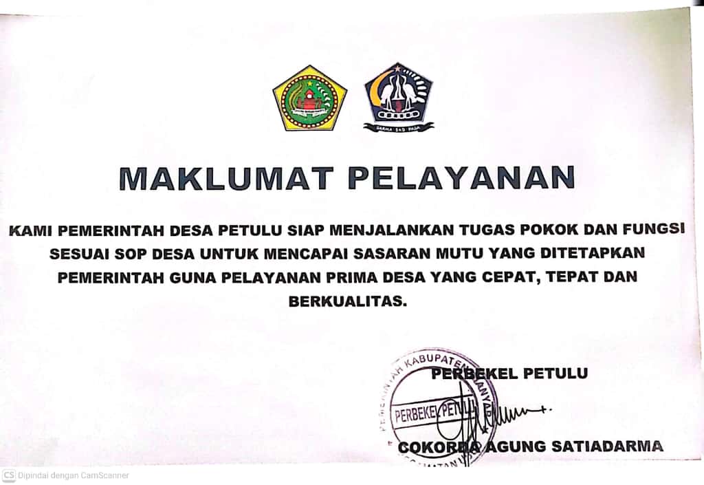MAKLUMAT PELAYANAN